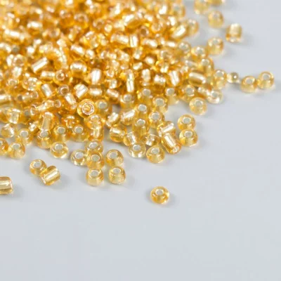 Бисер "Zlatka" 08/0, 3 мм, 10 г 0032 золотой 9317230