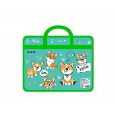 Папка детская CORGI А4, 330*260*75 мм, пластик, ламинированный картон M-16383