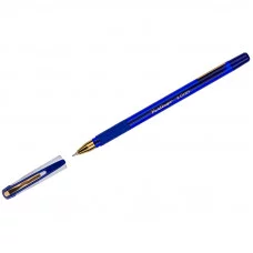 Ручка шариковая Berlingo "xGold" синяя, 0,7мм, игольчатый стержень, грип BERLINGO_ 243017