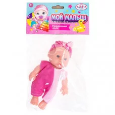 Пупс 16см, в пакете с хедером КАРАПУЗ 381607