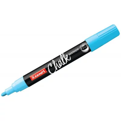 Маркер 3045 меловой 3мм голубой Chalk Luxor /1 /0 /6 323884