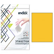 Самоклеящаяся этикетка цена за 1 лист ф.A4 210x297 1 этикетка цвет желтый РазборA29642