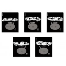 Тетрадь школьная ученическая ErichKrause Watching You, 24 листа, клетка, выборочный УФ-лак