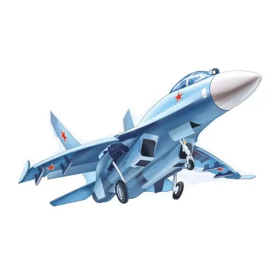 Плакат вырубной А3 И933 Империя Поздравлений Военный самолет 64893