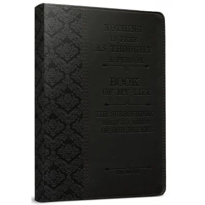 Ежедневник недатир.А5 160л.лин. КНИГА ЖИЗНИ-11 черн.кожзам тисн. 160-4101