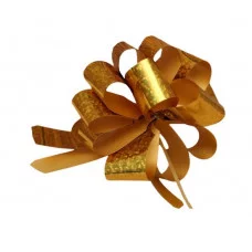 Бант-шар Голография (2,3 см.) золотой БЛ-8009