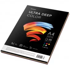 Бумага цветная OfficeSpace Ultra Deep Color A4, 80 г/м², 100л. 5 цветов 306552