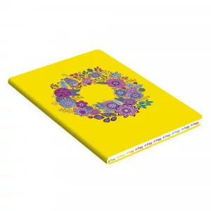 Книга для записей А5 80л.Интегр. переплет иск.кожа SOFT TOUCH BE HAPPY! КЗБХК5802987