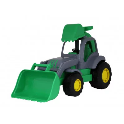 Трактор-экскаватор "Крепыш" (в сеточке) 44785