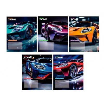 Тетрадь 12л., частая косая линия BG "Speed zone" 364930