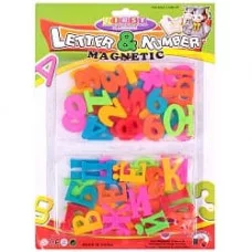 Магниты для доски Буквы+цифры набор DV-1387