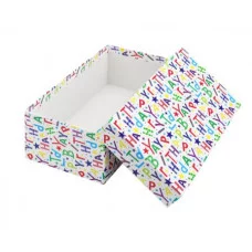 Коробка прямоугольная подарочная Буквы 19 х 13 х 8 см РазборПП-4528