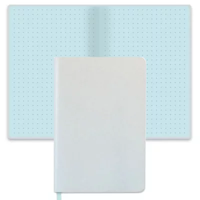 Книжка записная А6 96л точка интегр Шиммер жемчужно-белый гологр голуб/блок ФЕНИКС+ 47480 127548