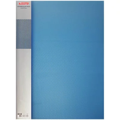 Папка c пружинным скоросшивателем Berlingo "Diamond", 17мм, 700мкм, п/прозрачная синяя BERLINGO* 170654
