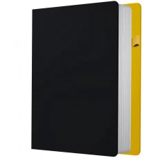 Книга для записей А6 128л "Twist. Черный" КанцЭксмо КЗТКФ61284468