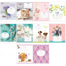 Тетрадь 12л., клетка ArtSpace "Микс. Для девочек" Спейс 257122