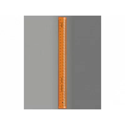 Линейка закройщика 30см NEON Cristal оранжевая  СТАММ ЛН720