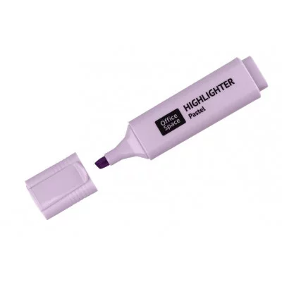 Текстовыделитель OfficeSpace пастельный цвет, фиолетовый, 1-5мм 347847