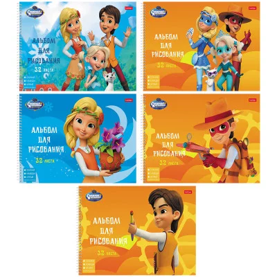 Альбом для рисования 32л А4 на спирали Hatber Снежная королева перфорация отрыв 326886