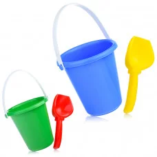 Песочный набор 2пр.(ведро детское мини, совок) У468