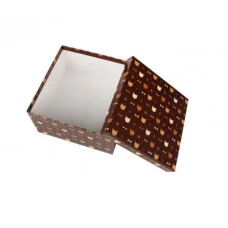 Коробка квадратная подарочная 1 шт Джентлкот 21,5 х 21,5 х 11 см РазборПП-3361