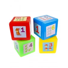 09. КУБИКИ ВЫДУВНЫЕ с картинками. 10 шт. МАТЕМАТИКА (Арт. К10-0827)