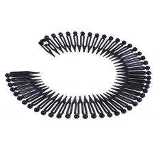 Гребень-ободок для волос "Классика" чёрный 1641073