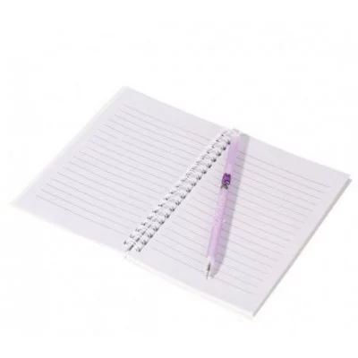 Подарочный блокнот в футляре, 13 см * 18 см, гребень, Alingar, ламинация, ручка, линия, 50 л., "Астронавты на радуге" AL9407