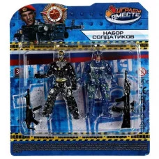 Набор солдатиков полиция-бандиты блист.16*20*6см ИГРАЕМ ВМЕСТЕ  YG96824-R