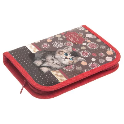 Пенал 1 отделение с вкладышем 190*130 ламин "Funny kitten" ОНИКС ПКК 07-5_56573 704583