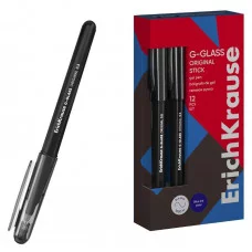 Ручка гелевая ErichKrause G-Glass Stick Original 0.5, цвет чернил черный 1шт 61302