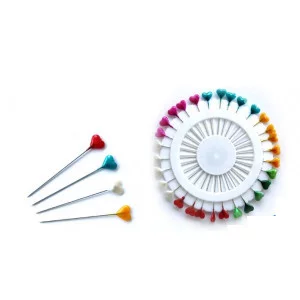 Булавка для рукод. 3199 Сердечко цена за диск 30 булавок,цв.асс J.Otten