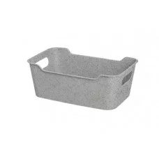 Корзинка универсальная "Mango" 4,1л. 290х180х105мм (гранит серый) ХТ3056