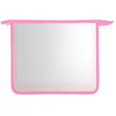 ПТ- 750 (шк) розовый -папка д/тетр. А5 цветная на молнии