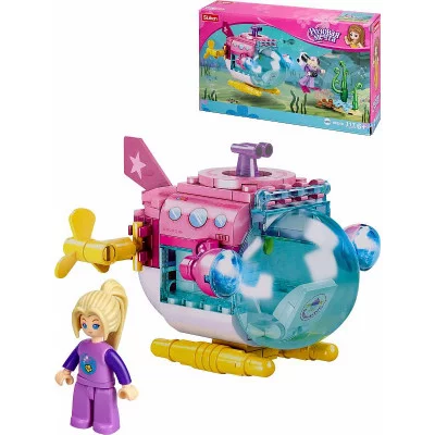 Конструктор пластиковый Sluban Розовая мечта. Подводная лодка (117 дет., 1 фигур.) (Арт. M38-B0921D)