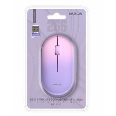 Мышь беспроводная Smartbuy 266AG фиолетовый градиент 119902
