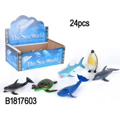 Фигурка животного "Подводный мир-1"микс (Арт. 1817603) 1 шт