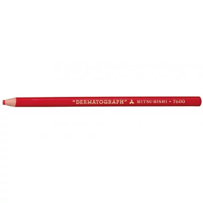 Карандаш цветной ЮНИ 1шт P-7600 красный 66836