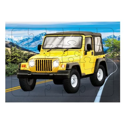 Пазл А4 Джип 0+