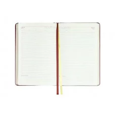 Ежедневник A5, 160л. недатир. SELECTION - БОРДОВЫЙ (160-5066) кожзам, золотистый срез 160-5066