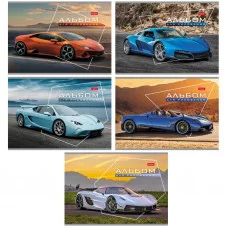 Альбом для рисования 32л А4 на скрепке Hatber Автотюнинг Хатбер 297165