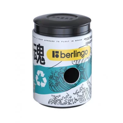 Точилка пластиковая Berlingo "Glyph", с контейнером, 1 отверстие 352560