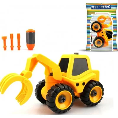 Экскаватор сборно-разборная модель в пакете