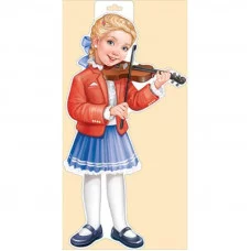 плакат Девочка-скрипачка Горчаков 933 29693