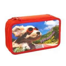 Пенал 3-секционный лам.объем "Dog" 125*205*60 мм 31П26_3_2251 Josef Otten /1 /0 /24 377566