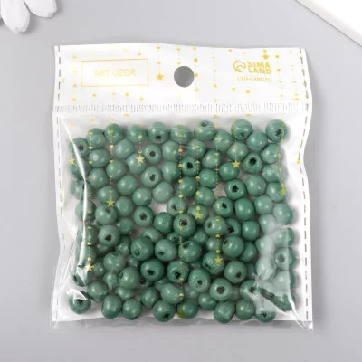 Бусины для творчества дерево "Артишок" d-0,8 см, набор 20 гр   9463328