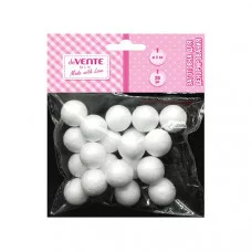 Заготовка для декор пенопласт "Шары" 20мм 20шт/уп е/п DEVENTE 8003900 182710