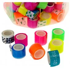 Клейкая лента цветная 12мм* 2м МИКС 2422738