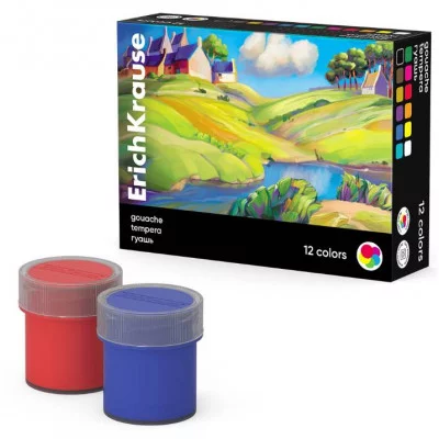 Гуашь ErichKrause Art Spirit 12 цветов по 20 мл 61426