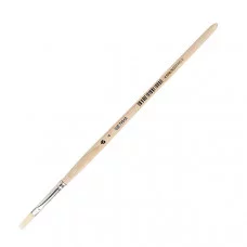 Кисть ЩЕТИНА, плоская, №4 ХУДОЖЕСТВЕННЫЕ МАТЕРИАЛЫ C07546